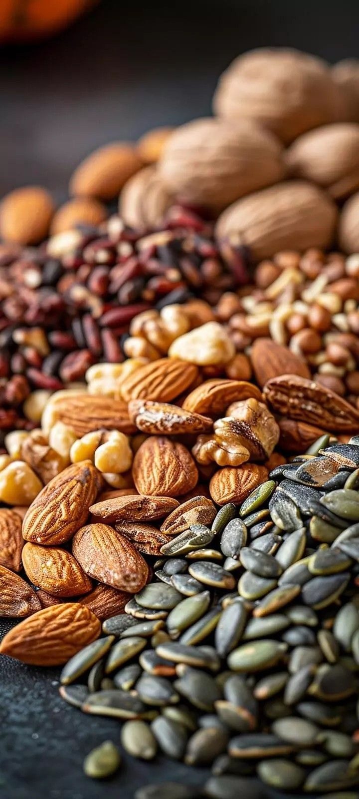 Nuts, seeds, grains and legumes